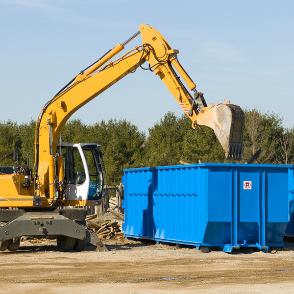 can i choose the location where the residential dumpster will be placed in Humboldt County CA